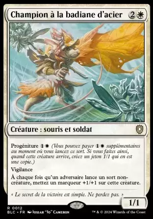 Bloomburrow Commander Decks - Champion à la badiane d\'acier