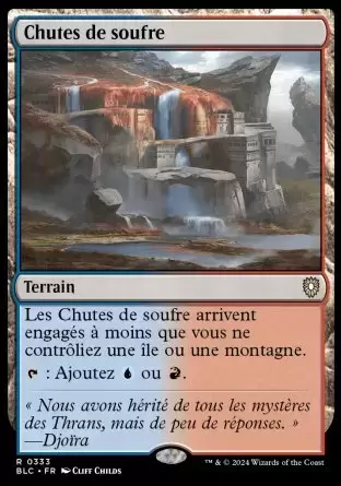Bloomburrow Commander Decks - Chutes de soufre