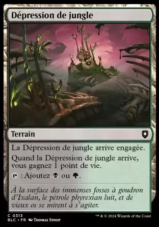 Bloomburrow Commander Decks - Dépression de jungle