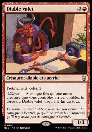 Bloomburrow Commander Decks - Diable valet