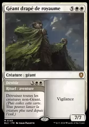 Bloomburrow Commander Decks - Géant drapé de royaume