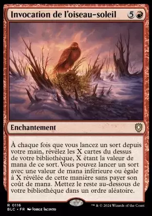 Bloomburrow Commander Decks - Invocation de l\'oiseau-soleil