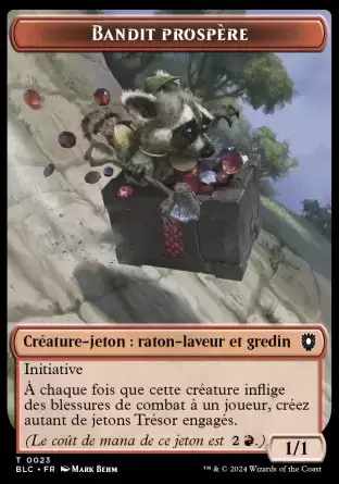 Bloomburrow Commander Decks - Jeton Bandit prospère