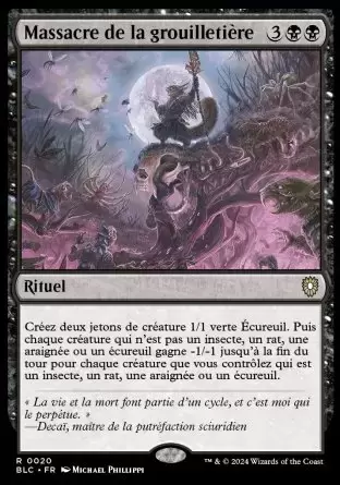 Bloomburrow Commander Decks - Massacre de la grouilletière