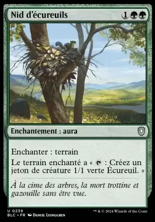 Bloomburrow Commander Decks - Nid d\'écureuils