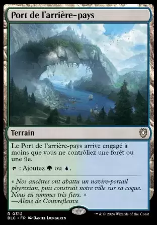 Bloomburrow Commander Decks - Port de l\'arrière-pays