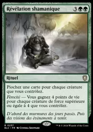 Bloomburrow Commander Decks - Révélation shamanique