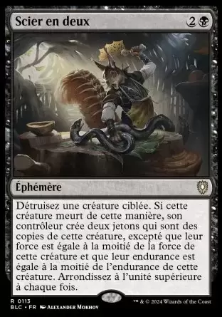 Bloomburrow Commander Decks - Scier en deux
