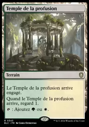 Bloomburrow Commander Decks - Temple de la profusion