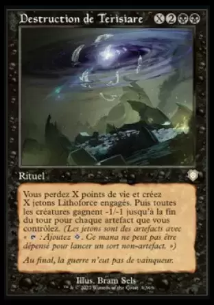 La Guerre Fratricide - Commander Decks - Destruction de Terisiare