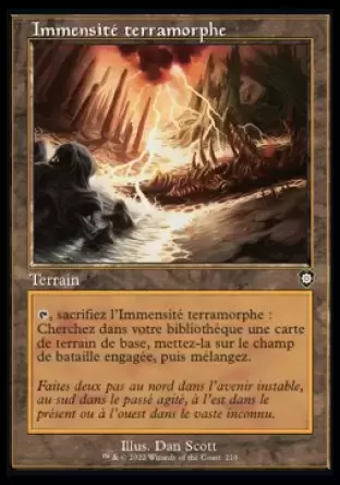 La Guerre Fratricide - Commander Decks - Immensité terramorphe
