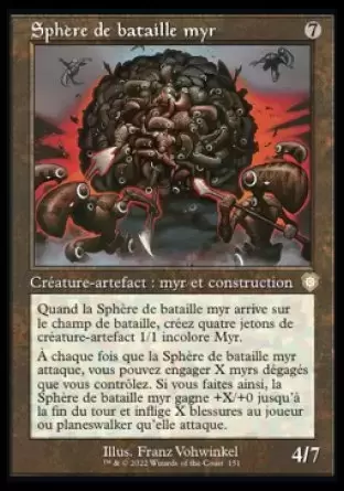 La Guerre Fratricide - Commander Decks - Sphère de bataille myr