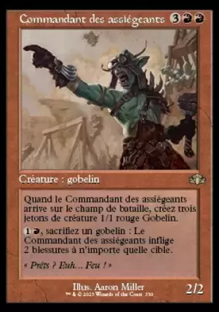 Dominaria Remastered - Commandant des assiégeants