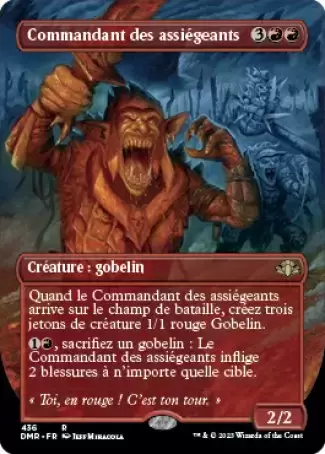 Dominaria Remastered - Commandant des assiégeants