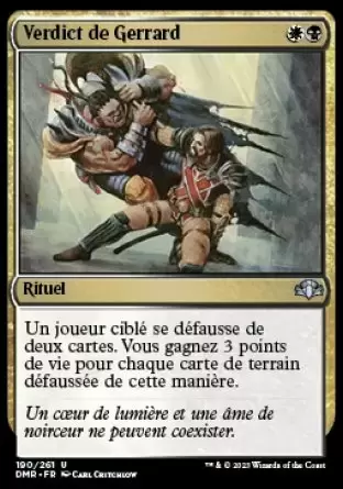 Dominaria Remastered - Verdict de Gerrard