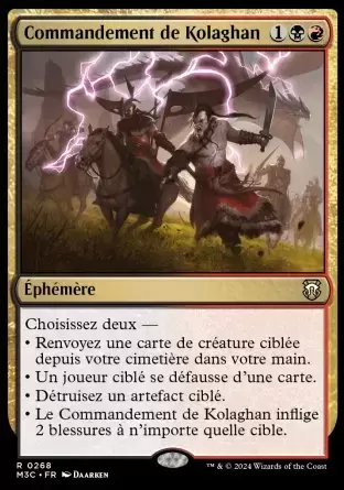 Horizons du Modern III (3) - Commander Decks - Commandement de Kolaghan