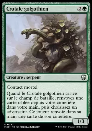 Horizons du Modern III (3) - Commander Decks - Crotale golgothien