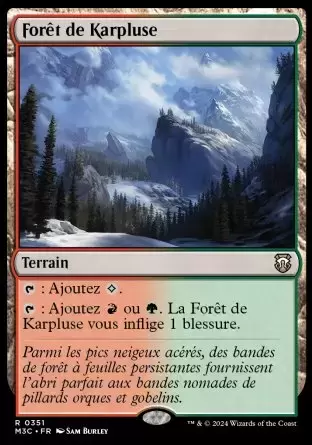 Horizons du Modern III (3) - Commander Decks - Forêt de Karpluse