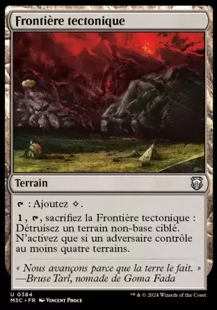 Horizons du Modern III (3) - Commander Decks - Frontière tectonique