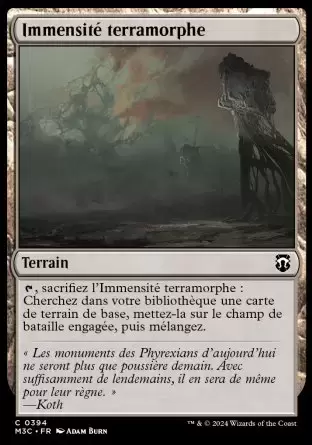 Horizons du Modern III (3) - Commander Decks - Immensité terramorphe
