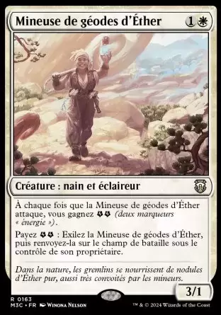 Horizons du Modern III (3) - Commander Decks - Mineuse de géodes d\'Éther