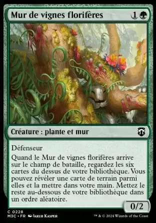Horizons du Modern III (3) - Commander Decks - Mur de vignes florifères