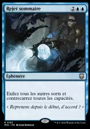 Horizons du Modern III (3) - Commander Decks - Rejet sommaire