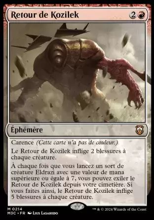 Horizons du Modern III (3) - Commander Decks - Retour de Kozilek