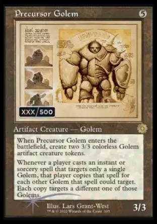 La Guerre Fratricide - Artefacts Retro - Golem précurseur