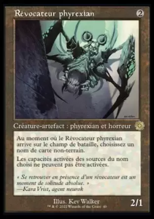 La Guerre Fratricide - Artefacts Retro - Révocateur phyrexian