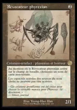 La Guerre Fratricide - Artefacts Retro - Révocateur phyrexian