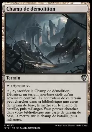 Les Hors-La-Loi de Croisetonnerre - Commander Decks - Champ de démolition