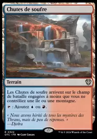 Les Hors-La-Loi de Croisetonnerre - Commander Decks - Chutes de soufre