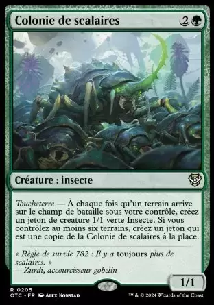 Les Hors-La-Loi de Croisetonnerre - Commander Decks - Colonie de scalaires