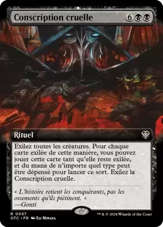 Les Hors-La-Loi de Croisetonnerre - Commander Decks - Conscription cruelle