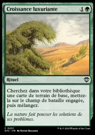 Les Hors-La-Loi de Croisetonnerre - Commander Decks - Croissance luxuriante