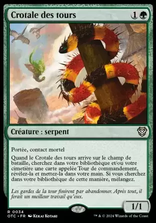 Les Hors-La-Loi de Croisetonnerre - Commander Decks - Crotale des tours