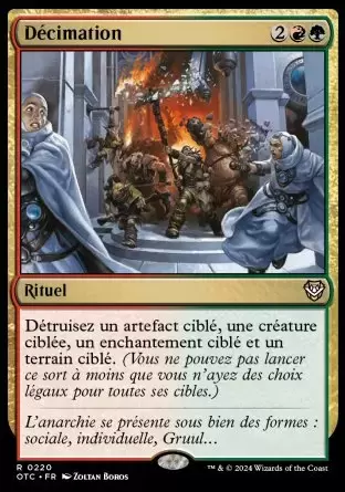 Les Hors-La-Loi de Croisetonnerre - Commander Decks - Décimation