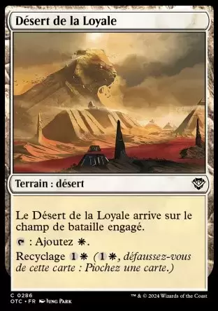 Les Hors-La-Loi de Croisetonnerre - Commander Decks - Désert de la Loyale