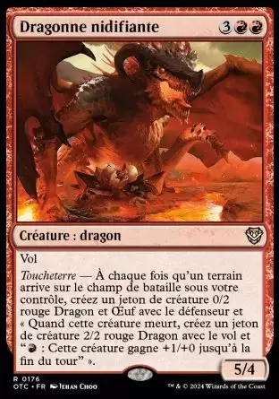 Les Hors-La-Loi de Croisetonnerre - Commander Decks - Dragonne nidifiante