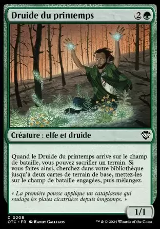 Les Hors-La-Loi de Croisetonnerre - Commander Decks - Druide du printemps