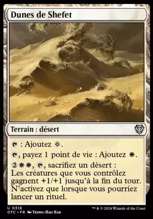 Les Hors-La-Loi de Croisetonnerre - Commander Decks - Dunes de Shefet