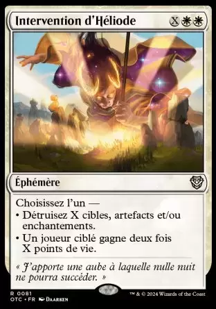 Les Hors-La-Loi de Croisetonnerre - Commander Decks - Intervention d\'Héliode