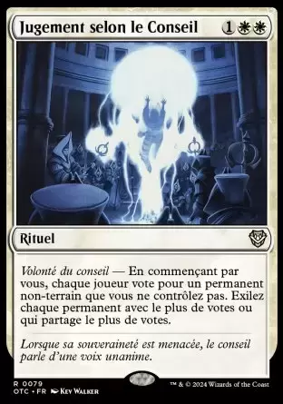 Les Hors-La-Loi de Croisetonnerre - Commander Decks - Jugement selon le conseil