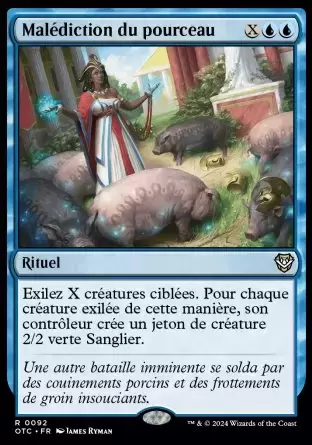 Les Hors-La-Loi de Croisetonnerre - Commander Decks - Malédiction du pourceau
