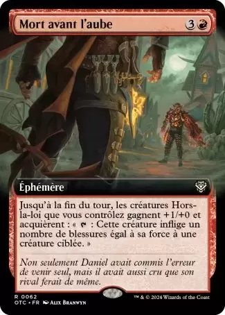 Les Hors-La-Loi de Croisetonnerre - Commander Decks - Mort avant l\'aube