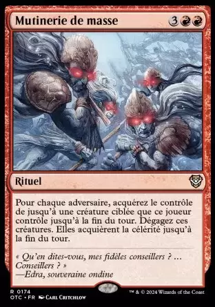Les Hors-La-Loi de Croisetonnerre - Commander Decks - Mutinerie de masse