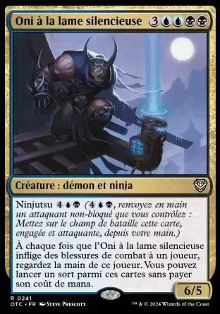 Les Hors-La-Loi de Croisetonnerre - Commander Decks - Oni à la lame silencieuse