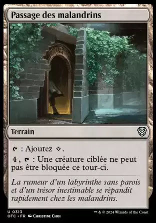 Les Hors-La-Loi de Croisetonnerre - Commander Decks - Passage des malandrins