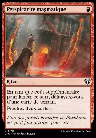 Les Hors-La-Loi de Croisetonnerre - Commander Decks - Perspicacité magmatique